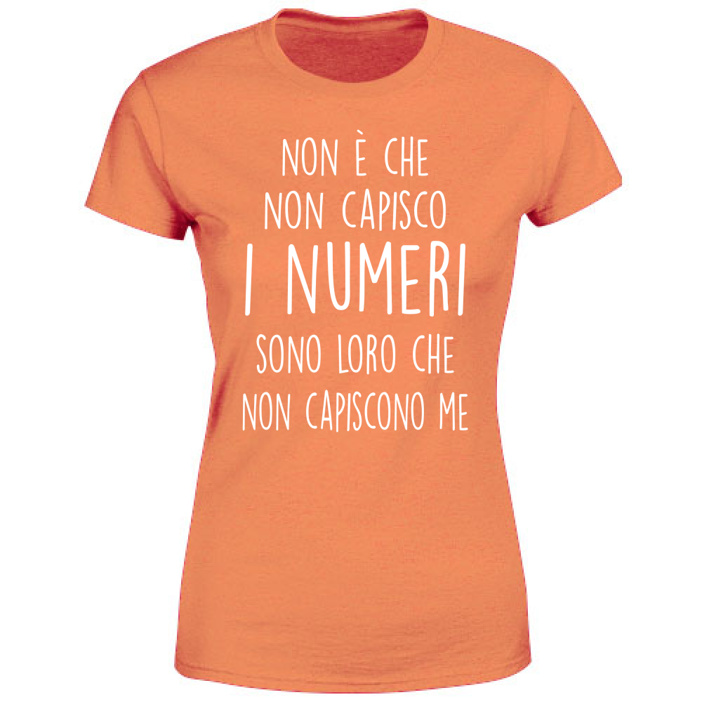 T-Shirt Donna Non capiscono me - Scritte Divertenti