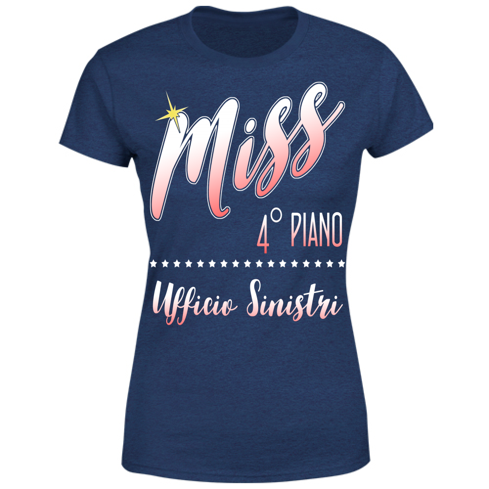 T-Shirt Donna Miss 4° piano