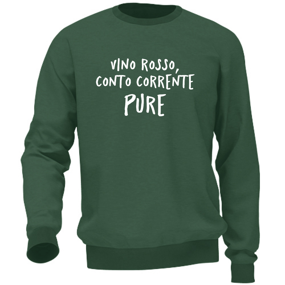 Felpa Unisex Conto corrente - Scritte Divertenti