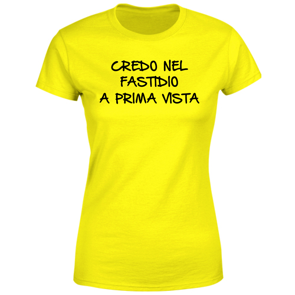 T-Shirt Donna A prima vista - Scritte Divertenti - Chiara