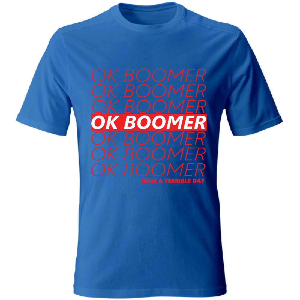 T-Shirt Unisex Ok Boomer Maglietta