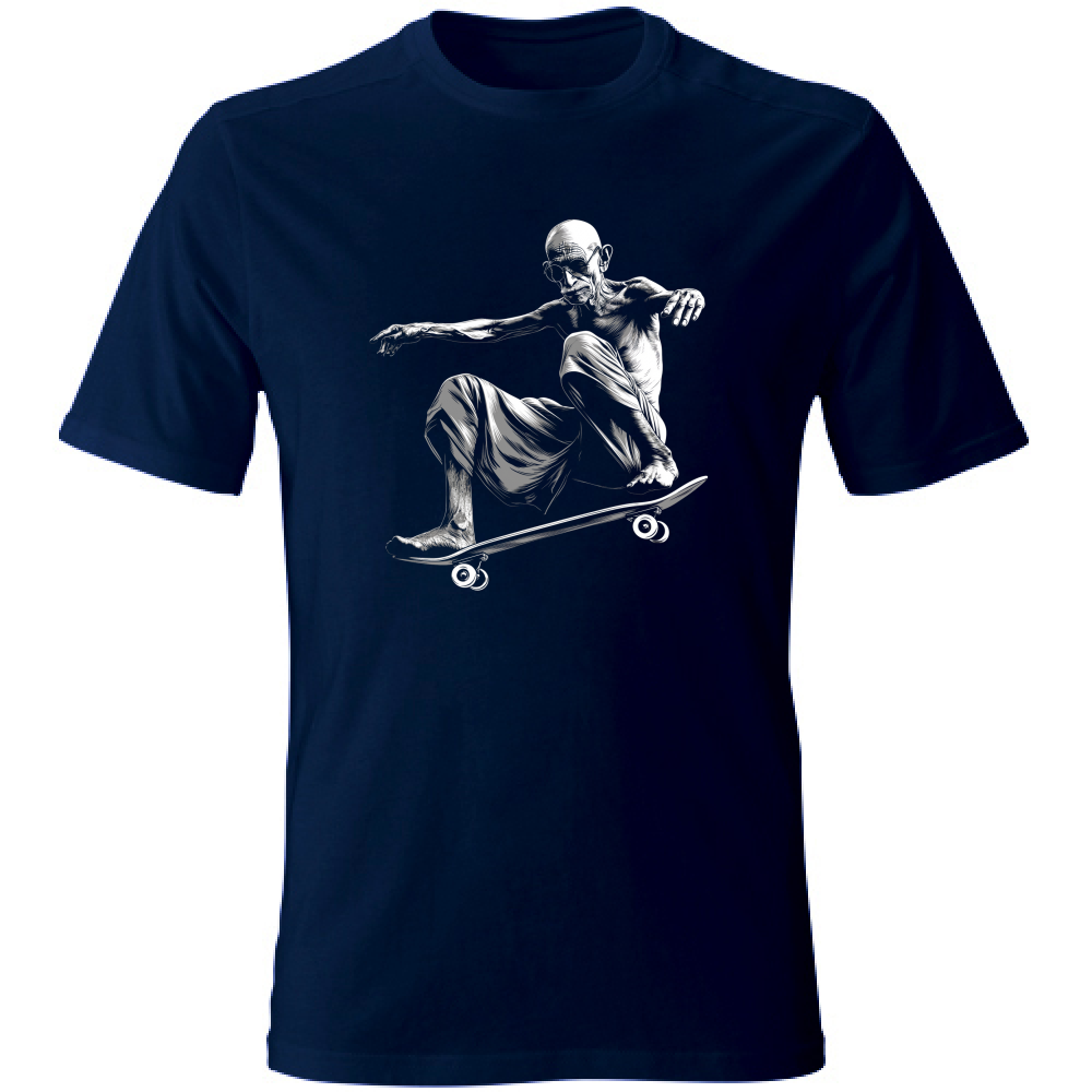 T-Shirt Unisex Large Mahatma Skater