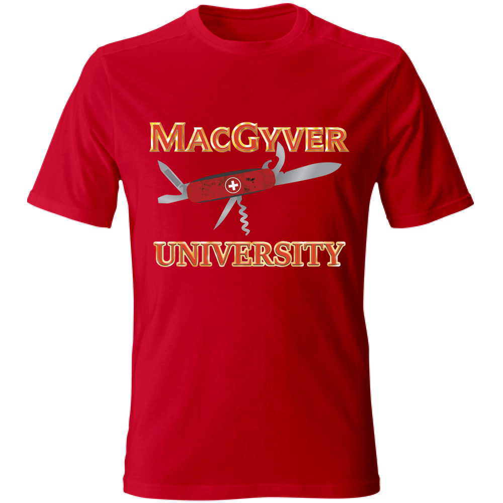 T-Shirt Unisex Le mattine con MacGyver