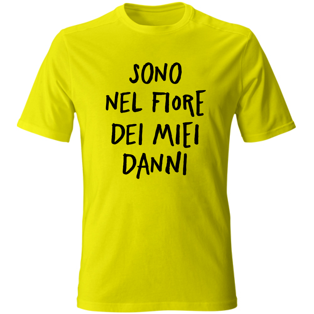 T-Shirt Unisex Nel fiore - Scritte Divertenti - Chiara