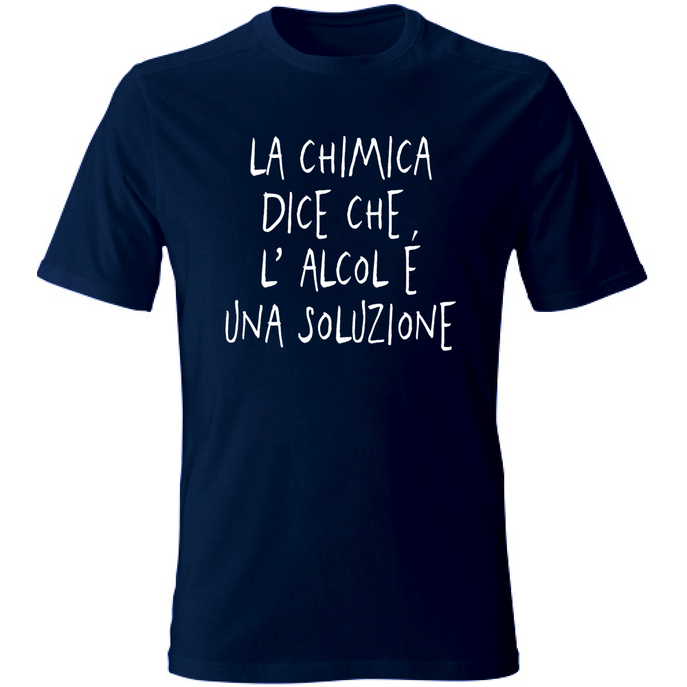 T-Shirt Unisex Una soluzione - Scritte Divertenti