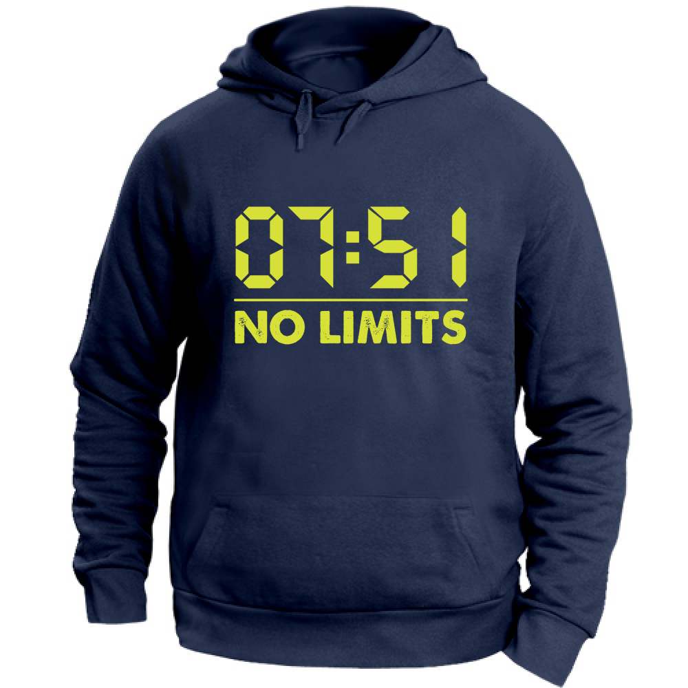 Felpa Unisex con Cappuccio 7:51 no limits