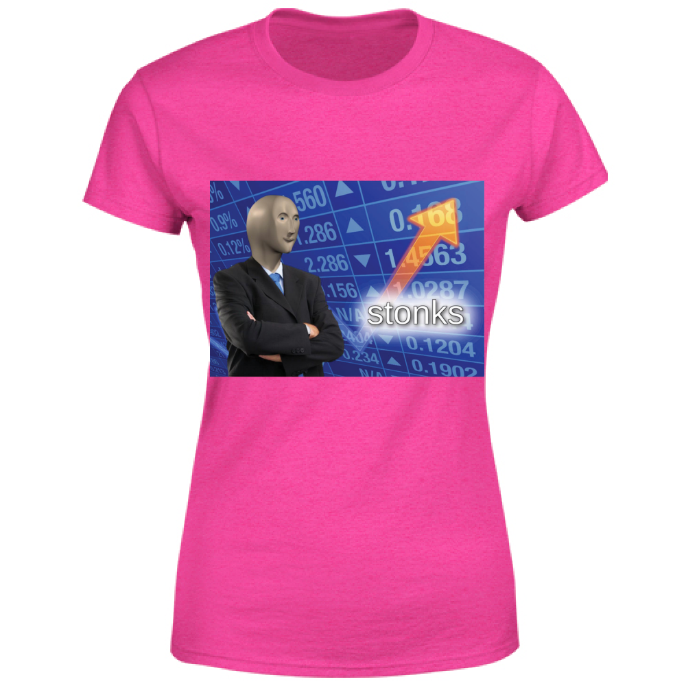 T-Shirt Donna Stonks Meme