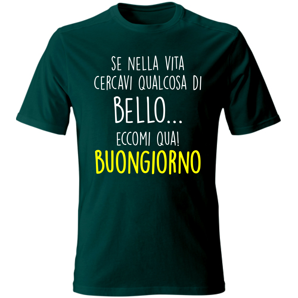 T-Shirt Unisex Qualcosa di bello - Scritte Divertenti