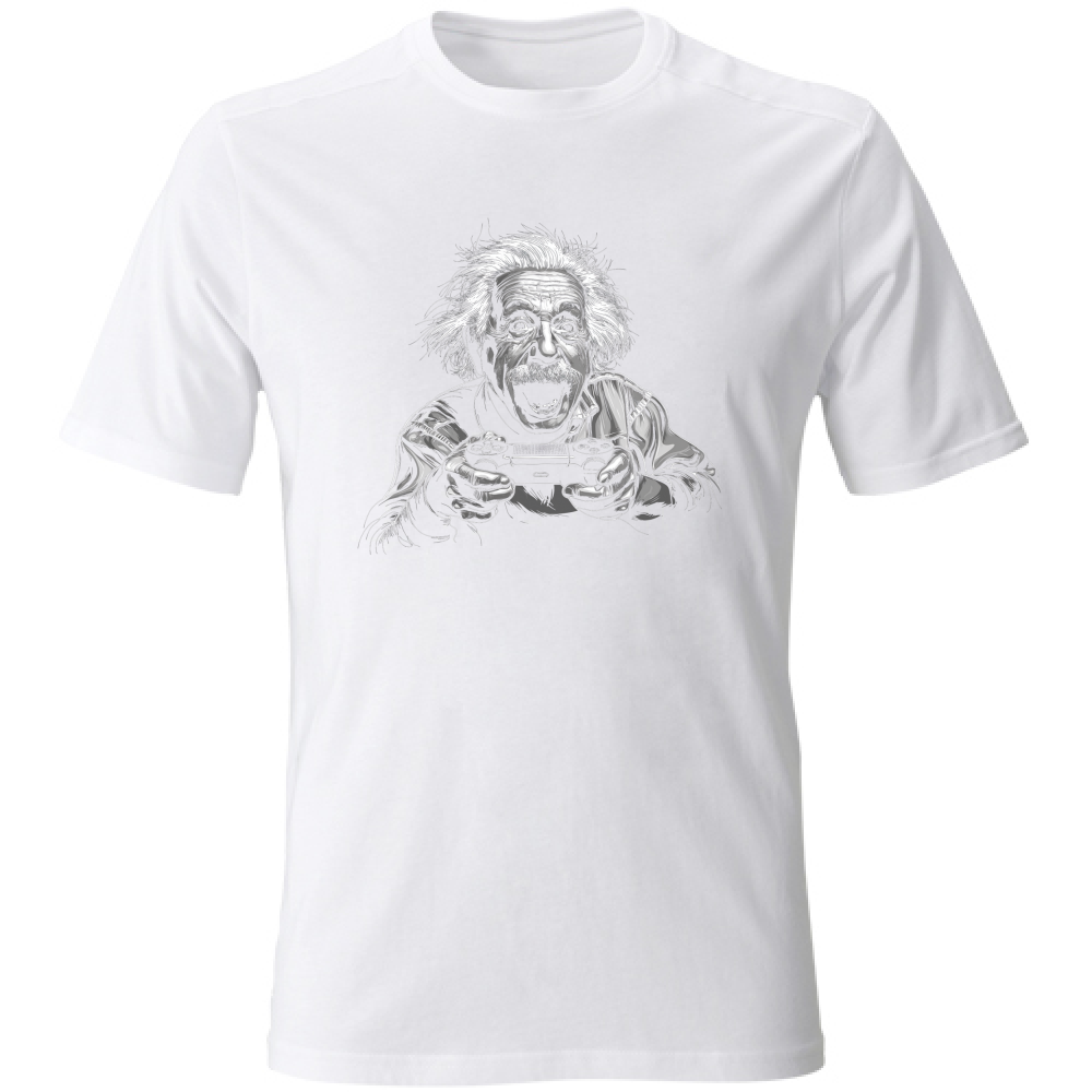 T-Shirt Unisex Large Einstein Gamer