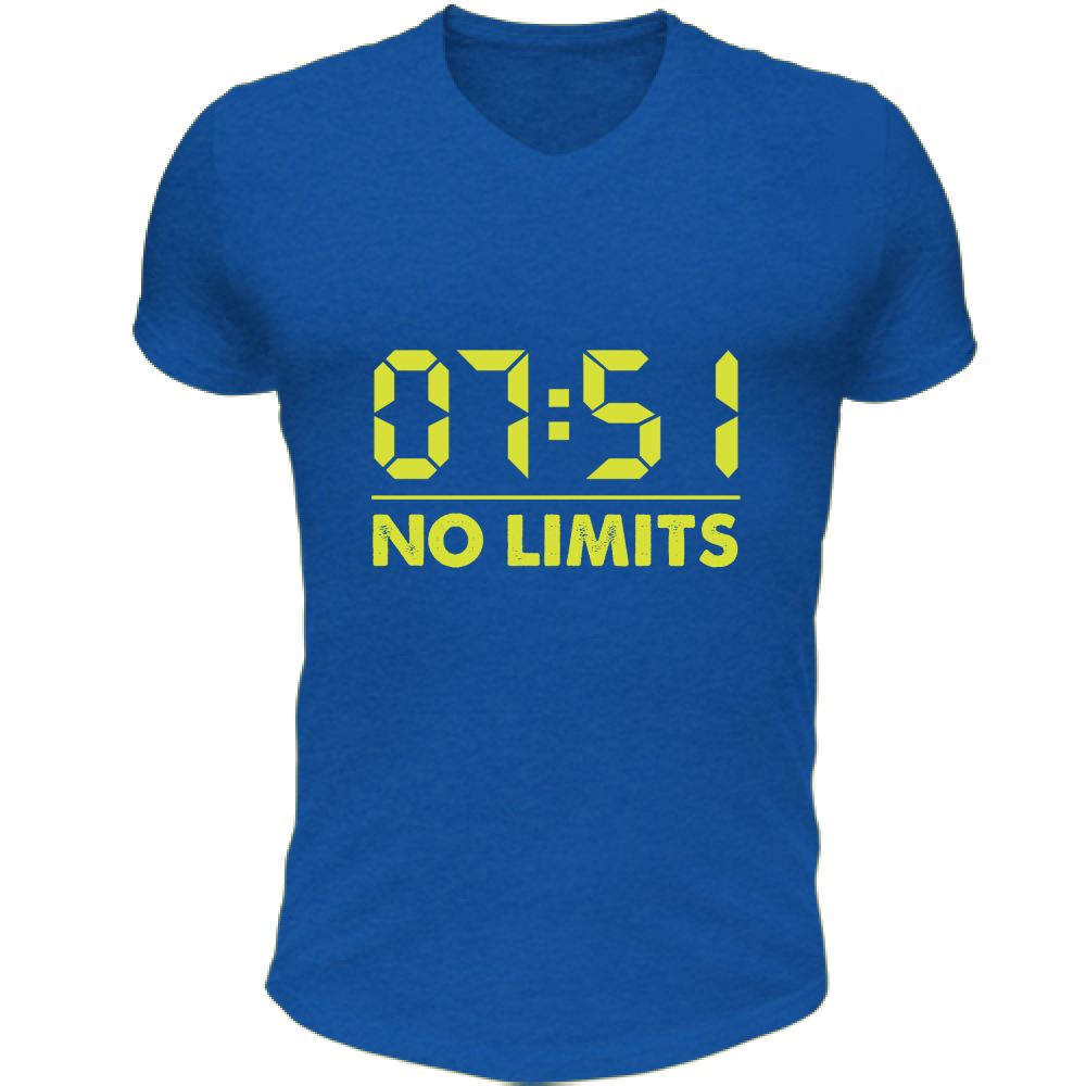 T-Shirt Unisex Scollo V 7:51 no limits