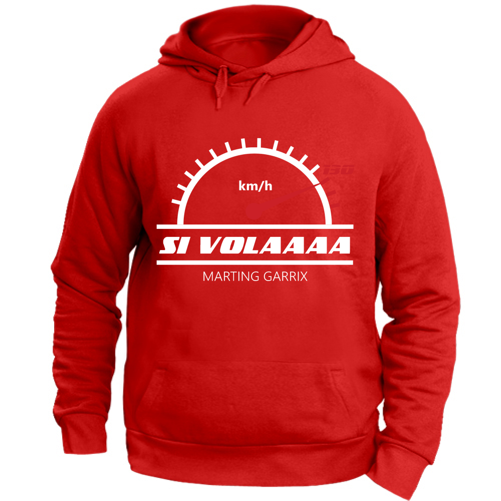Felpa Unisex con Cappuccio Si vola