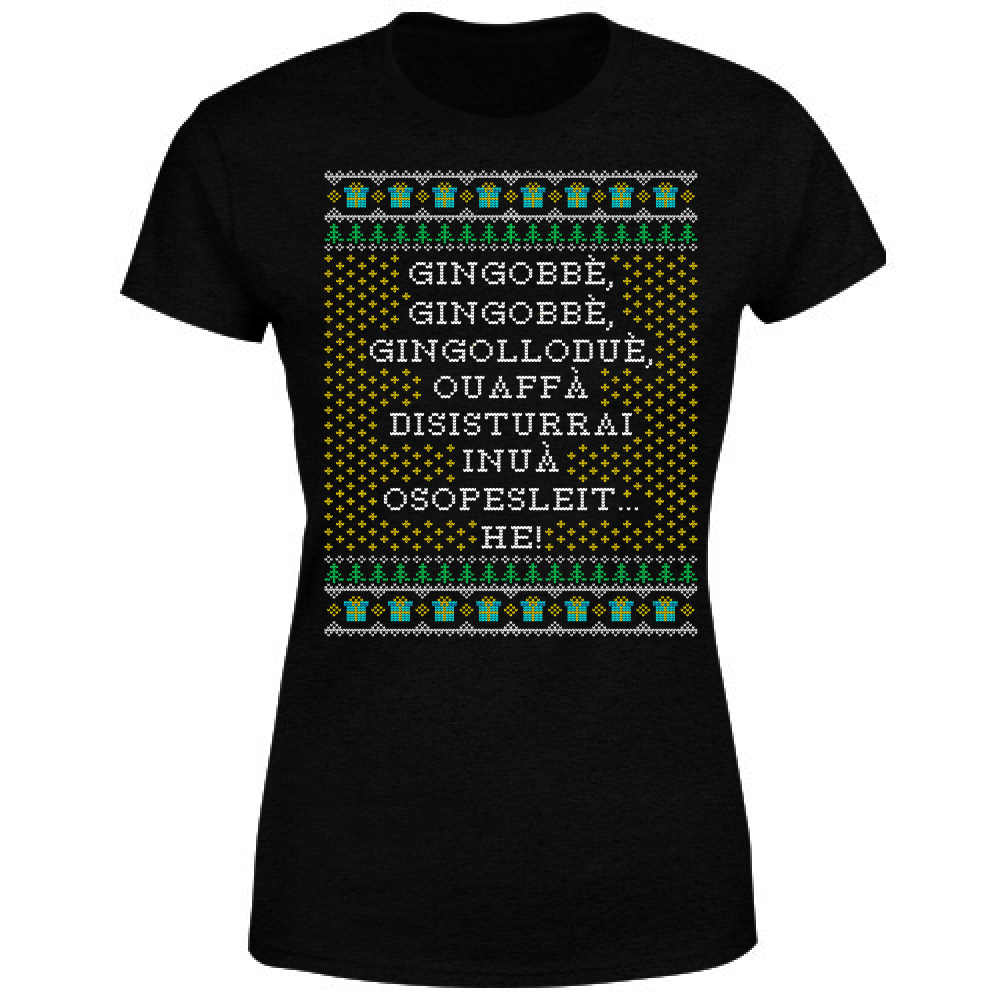 T-Shirt Donna Gingobbè Ugly Christmas