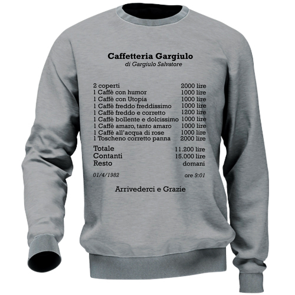 Felpa Unisex Caffetteria Gargiulo
