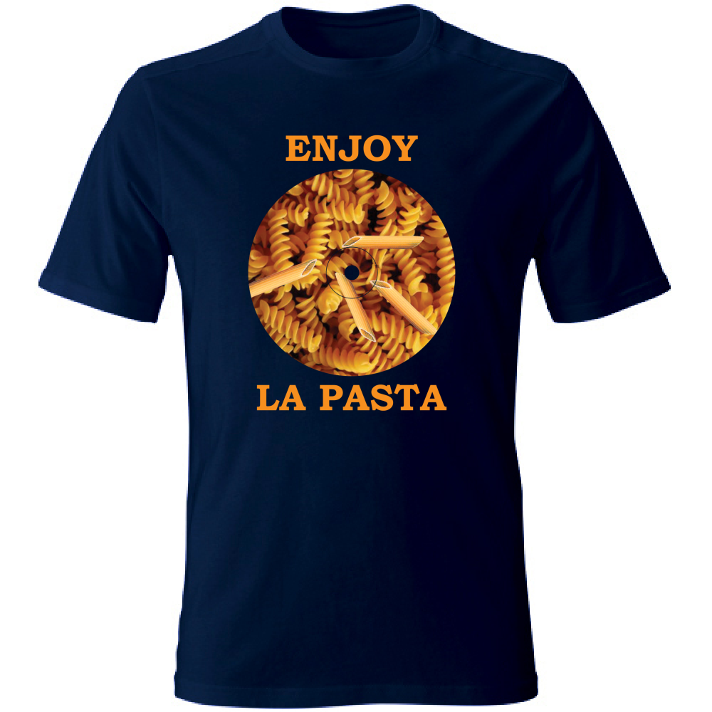 T-Shirt Unisex Large Enjoy La Pasta