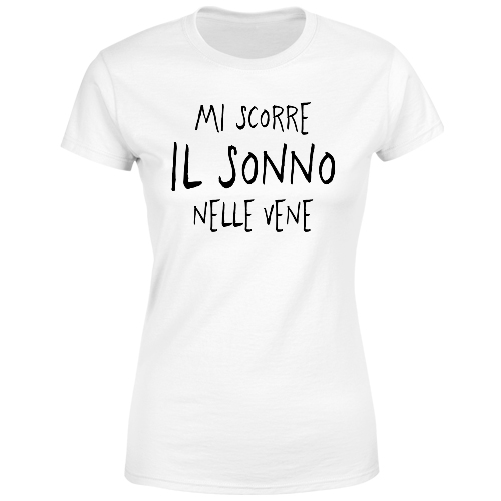 T-Shirt Donna Nelle vene - Scritte Divertenti - Chiara