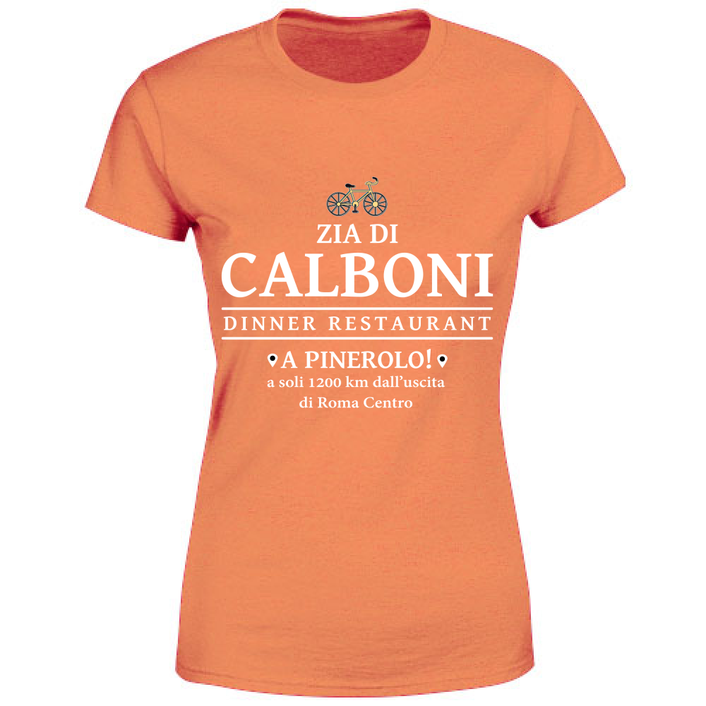 T-Shirt Donna Zia di Calboni Restaurant