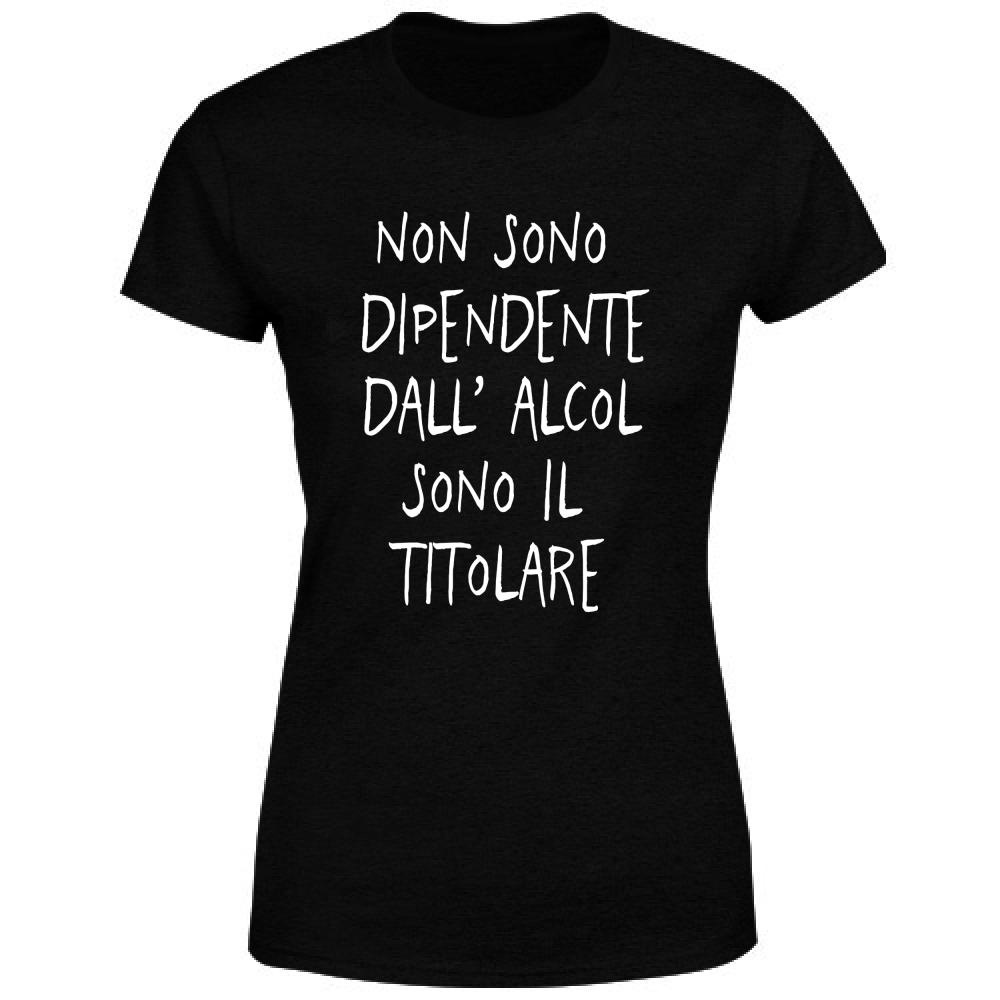 T-Shirt Donna Il titolare - Scritte Divertenti