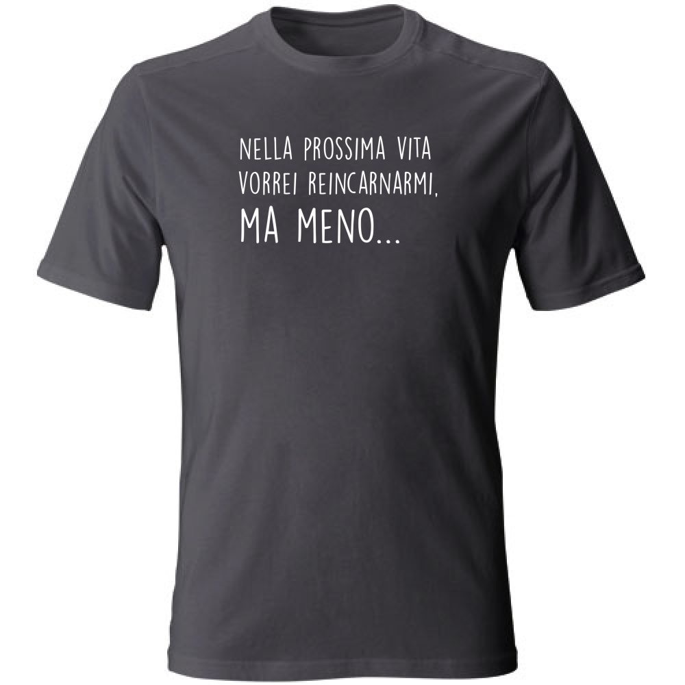 T-Shirt Unisex Large Ma meno - Scritte Divertenti