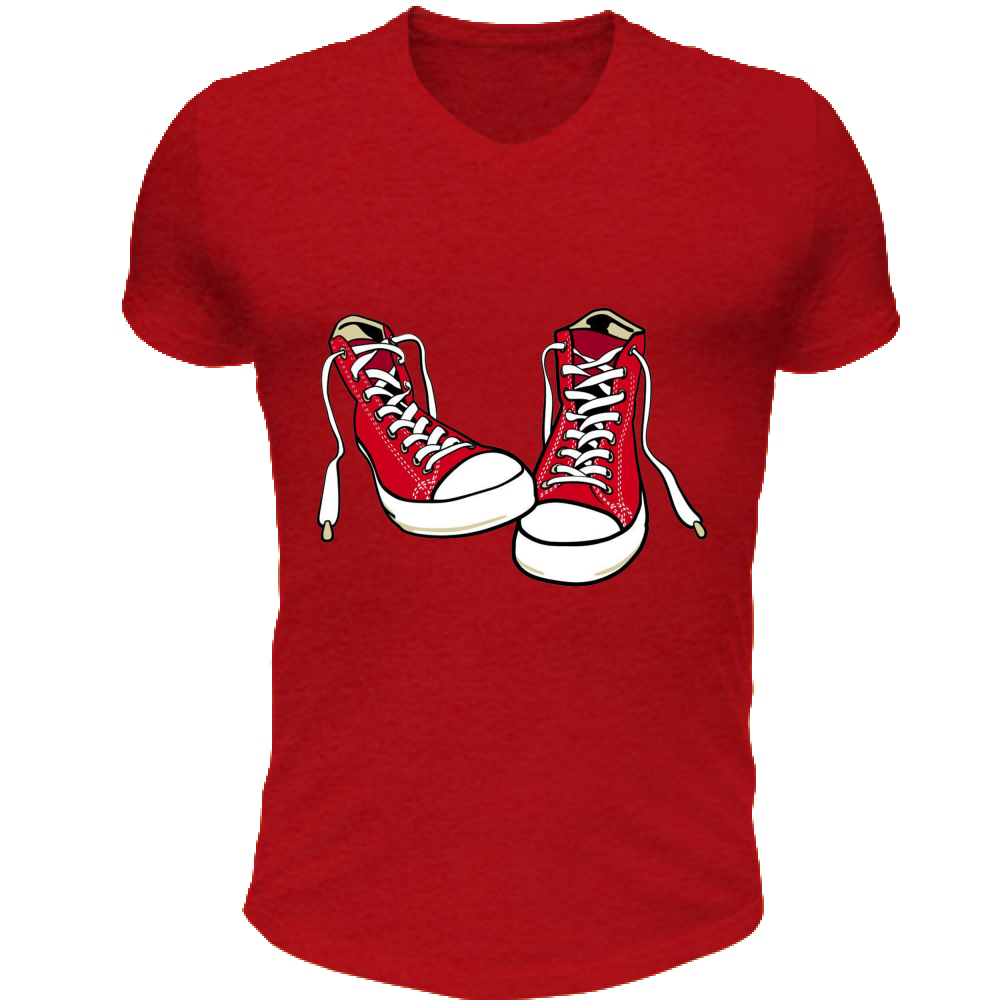 T-Shirt Unisex Scollo V Sneaker All