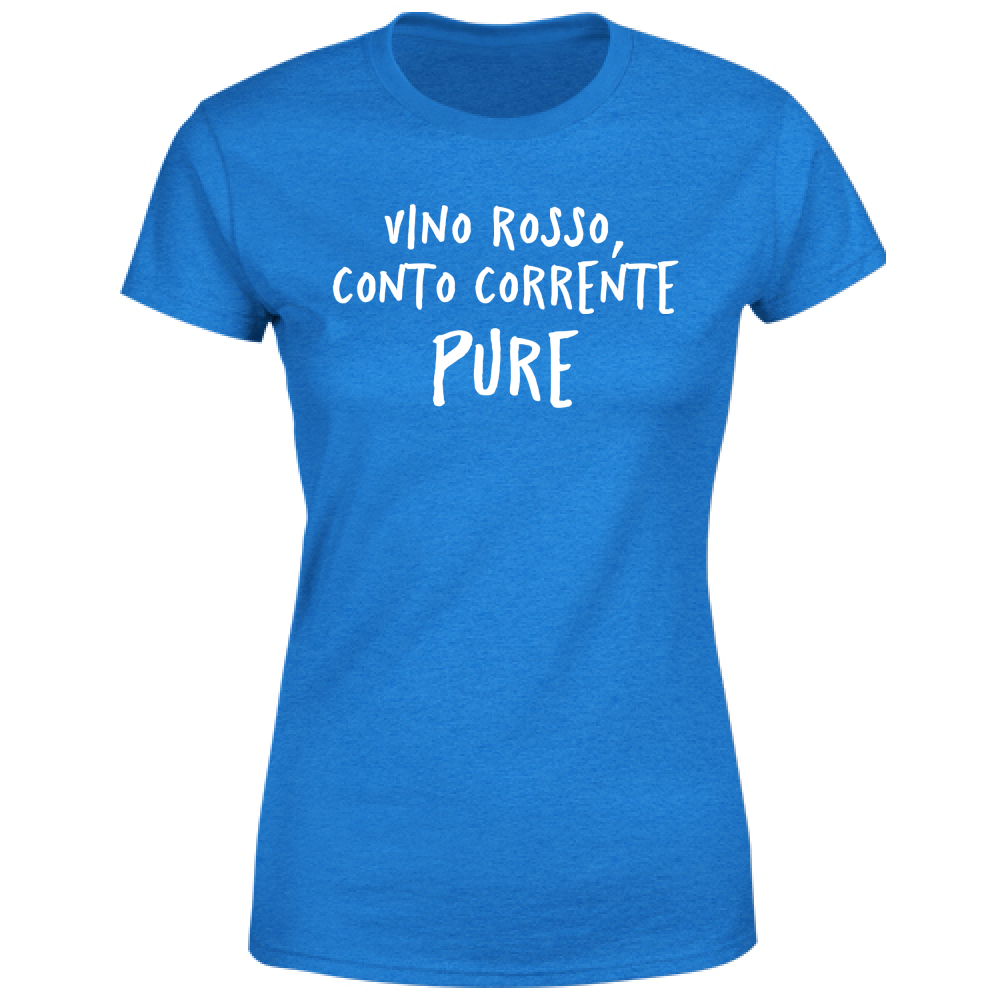 T-Shirt Donna Conto corrente - Scritte Divertenti