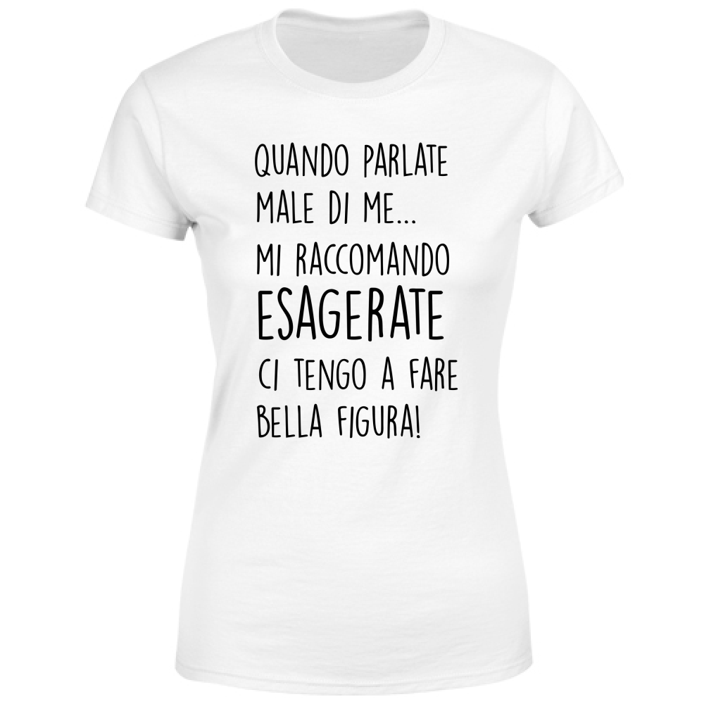 T-Shirt Donna Parlate male - Scritte Divertenti - Chiara