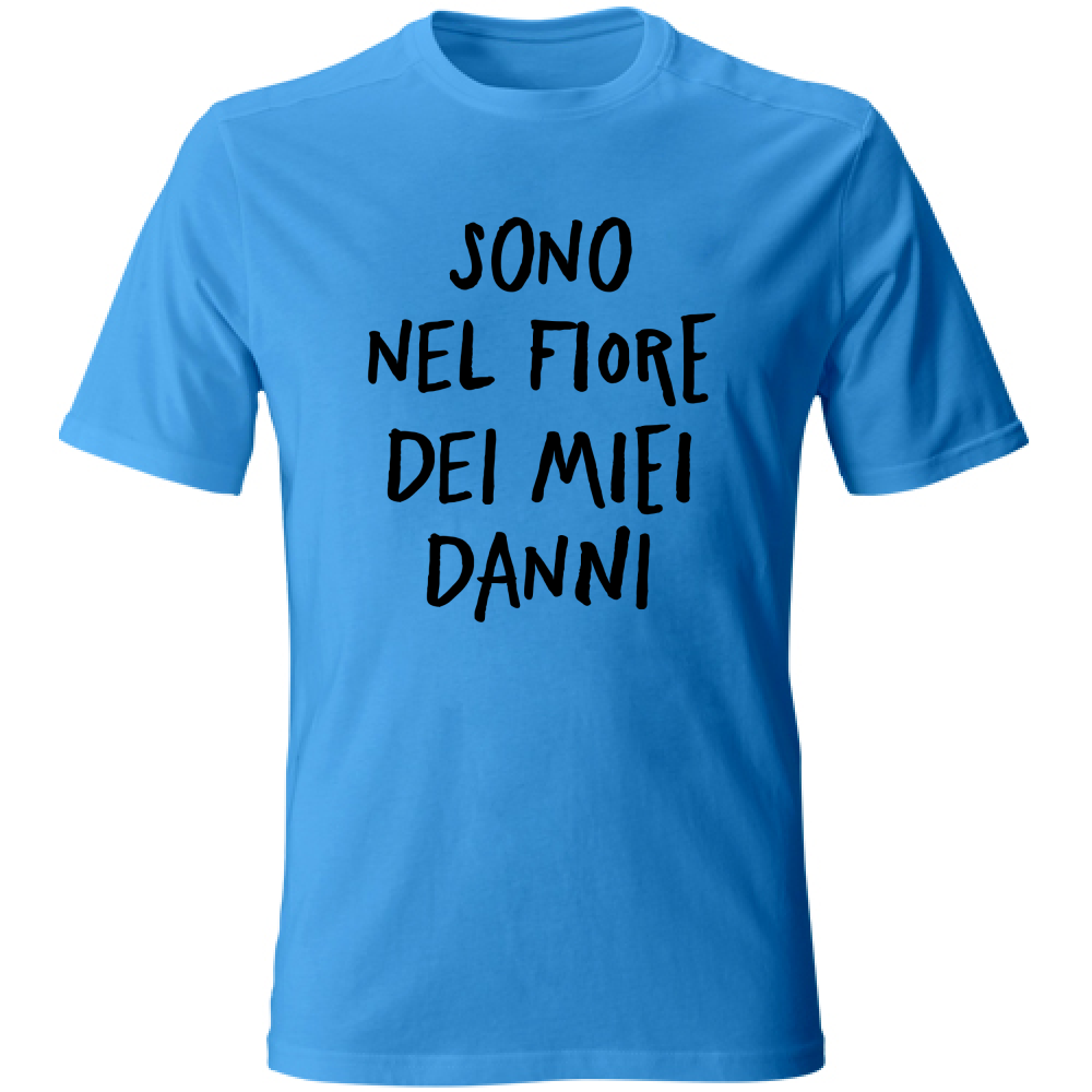 T-Shirt Unisex Nel fiore - Scritte Divertenti - Chiara