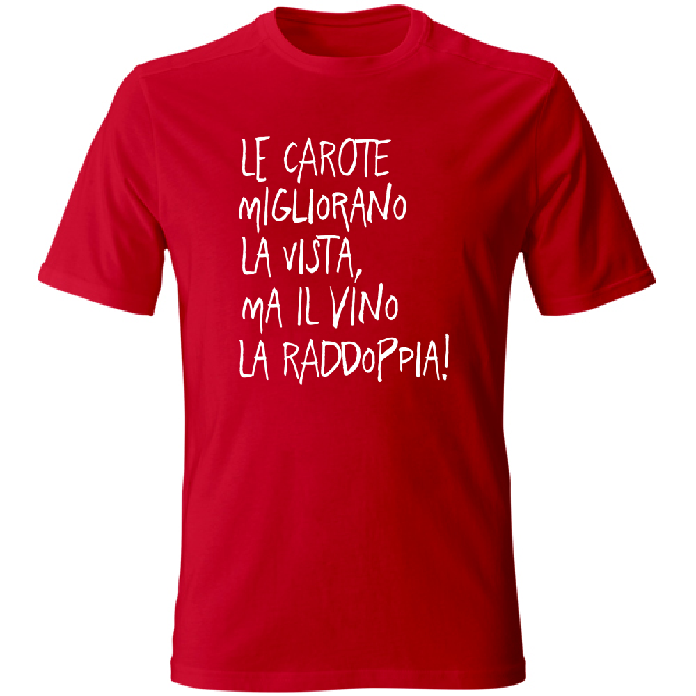 T-Shirt Unisex Large Le carote - Scritte Divertenti