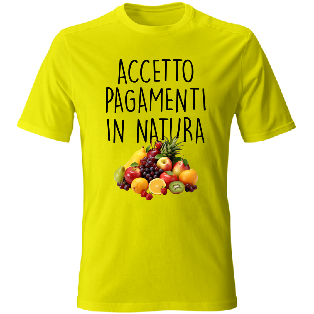 T-Shirt Unisex In natura - Scritte Divertenti - Chiara