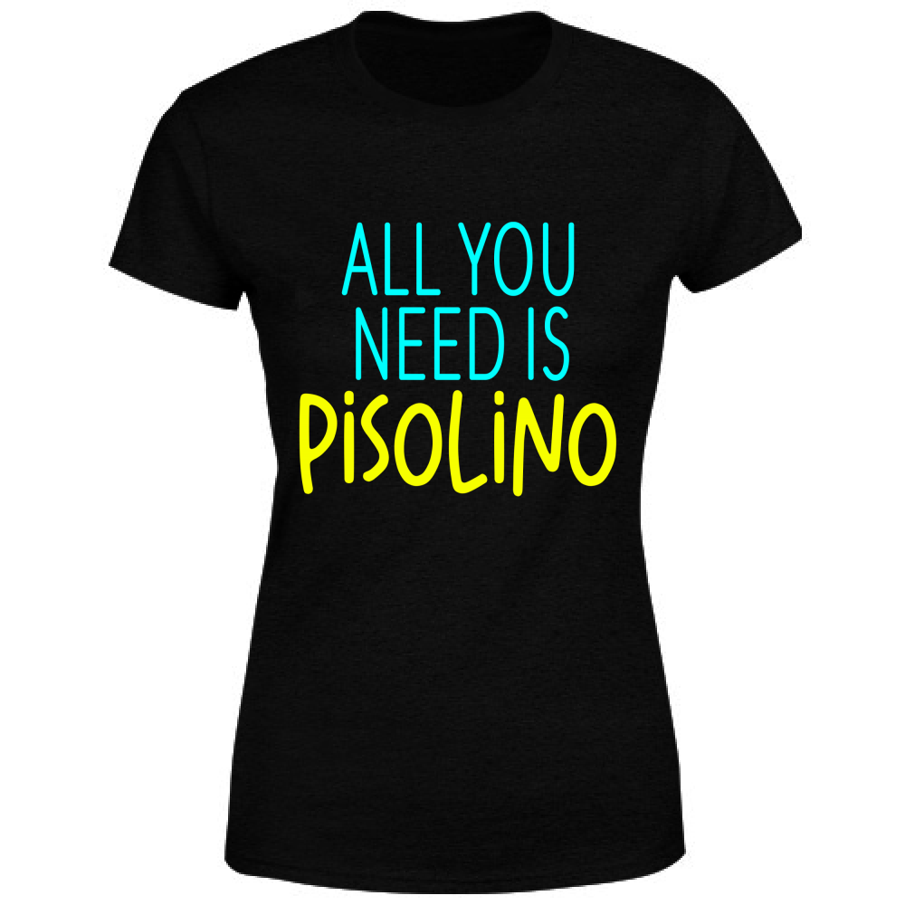 T-Shirt Donna Pisolino - Scritte Acide