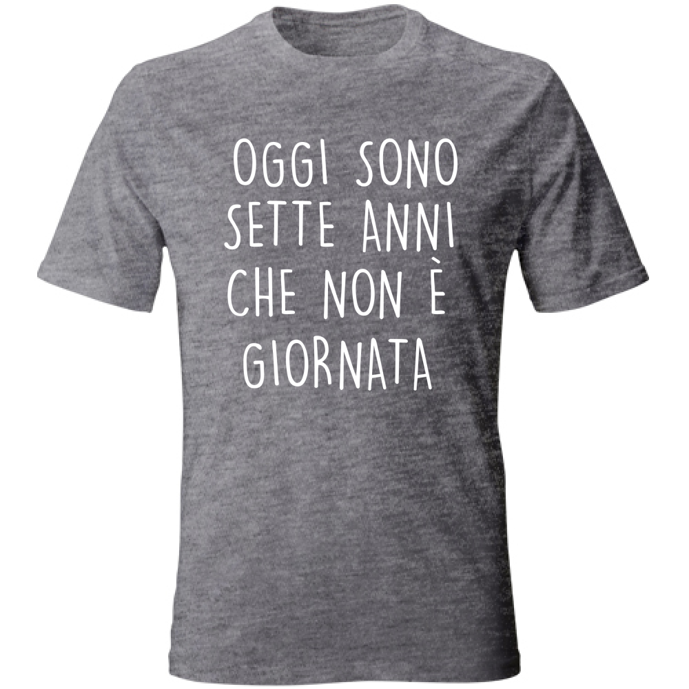 T-Shirt Unisex Non è giornata - Scritte Divertenti