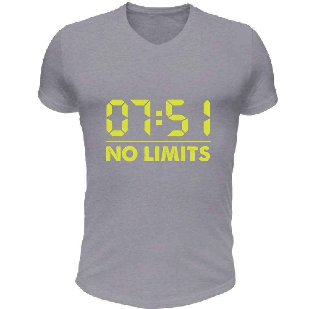 T-Shirt Unisex Scollo V 7:51 no limits