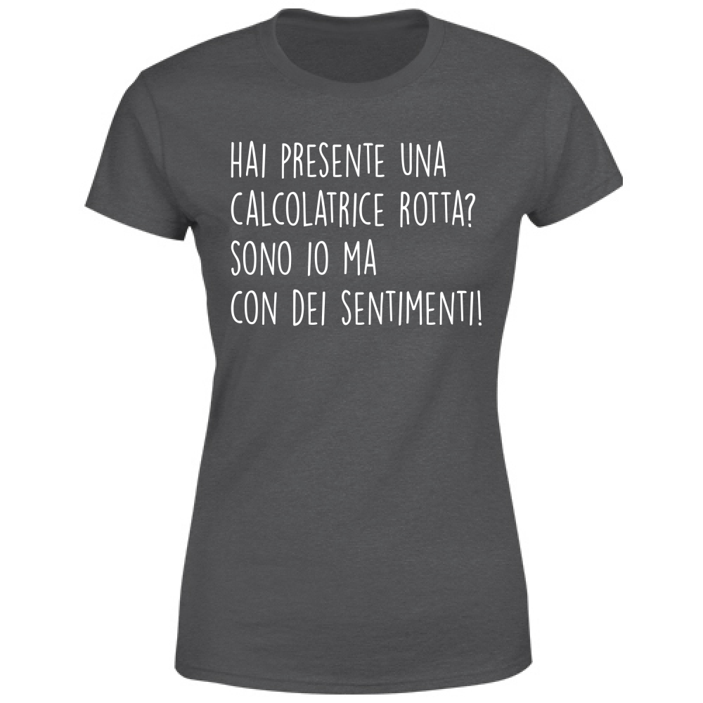 T-Shirt Donna Clacolatrice - Scritte Divertenti