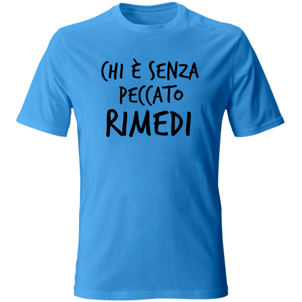 T-Shirt Unisex Peccato - Scritte Divertenti - Chiara