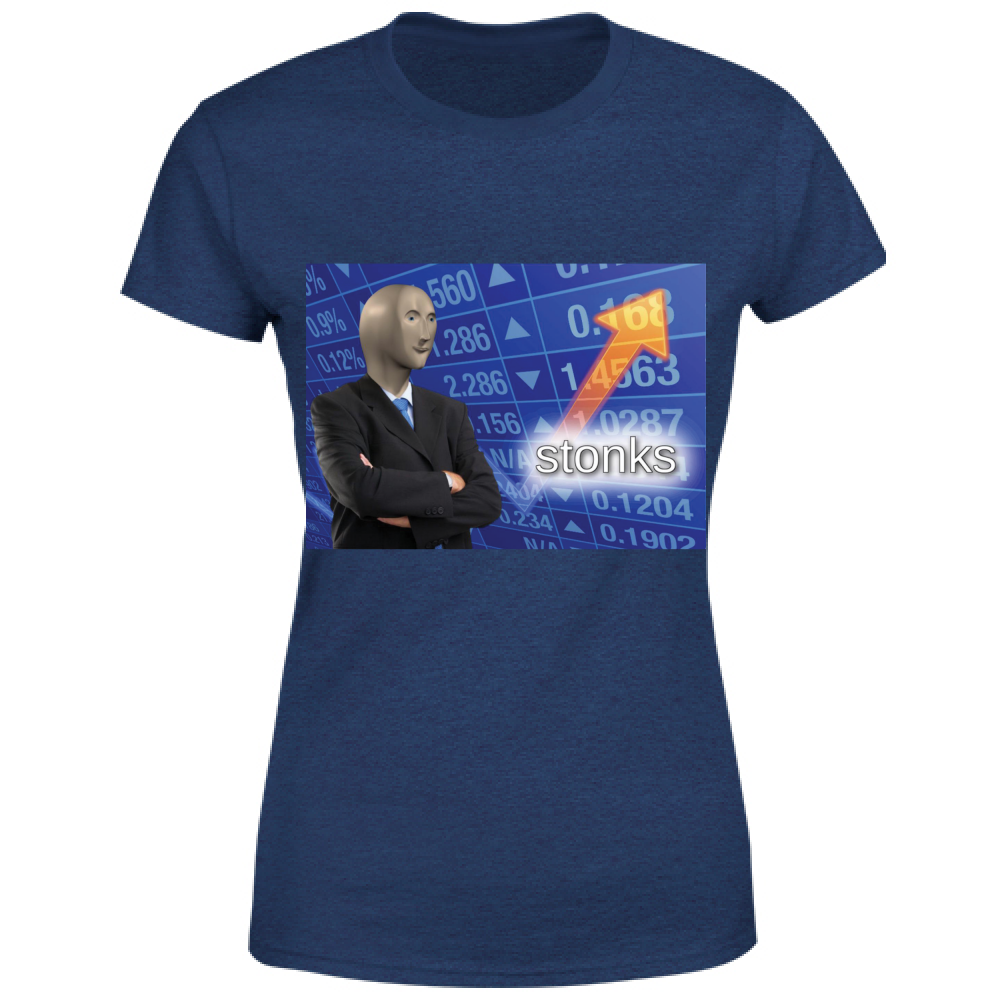 T-Shirt Donna Stonks Meme