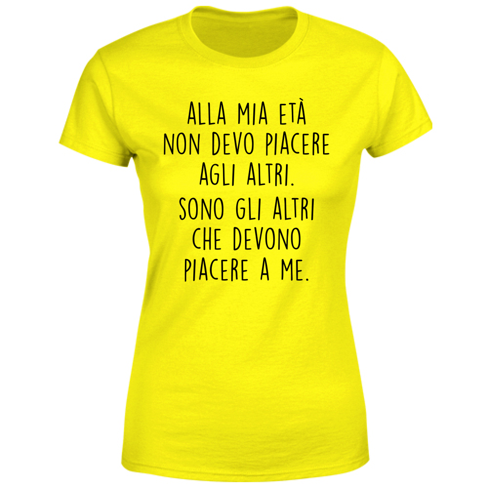 T-Shirt Donna Piacere - Scritte Divertenti - Chiara