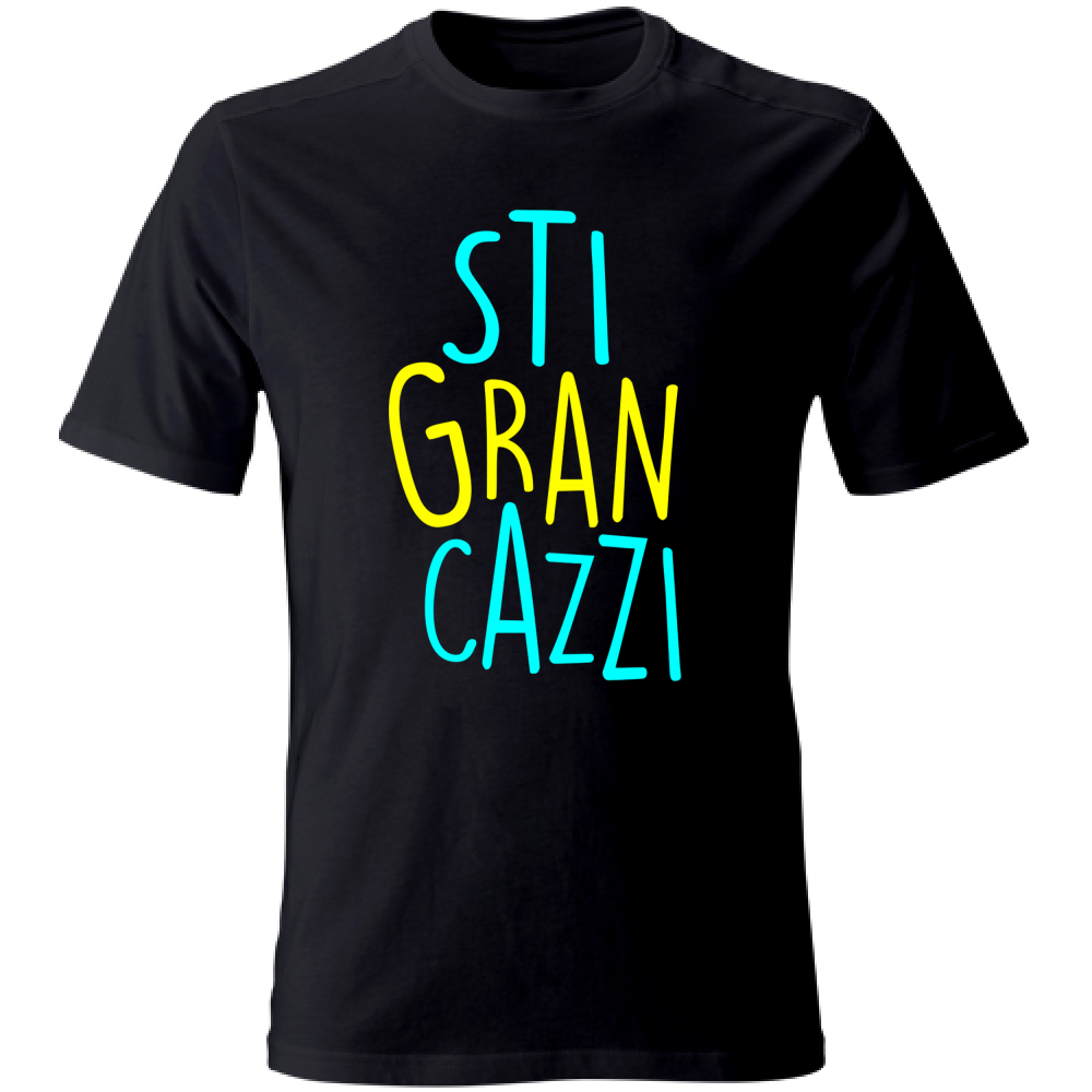 T-Shirt Unisex Sti gran caxxi - Scritte Acide