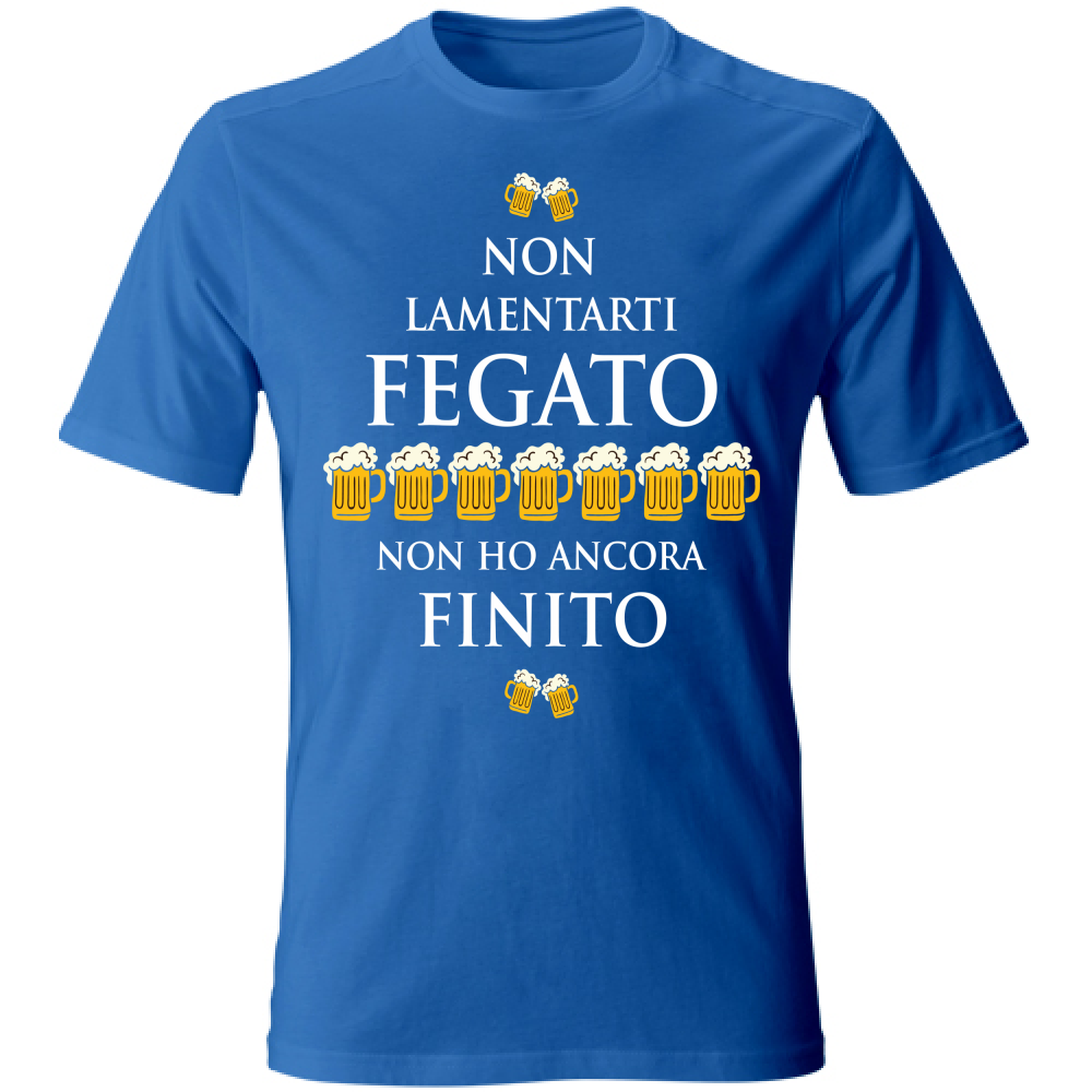 T-Shirt Unisex Fegato - Scritte Divertenti