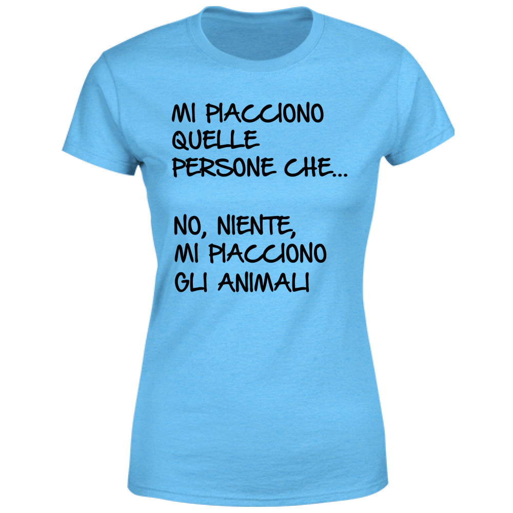 T-Shirt Donna Animali - Scritte Divertenti - Chiara