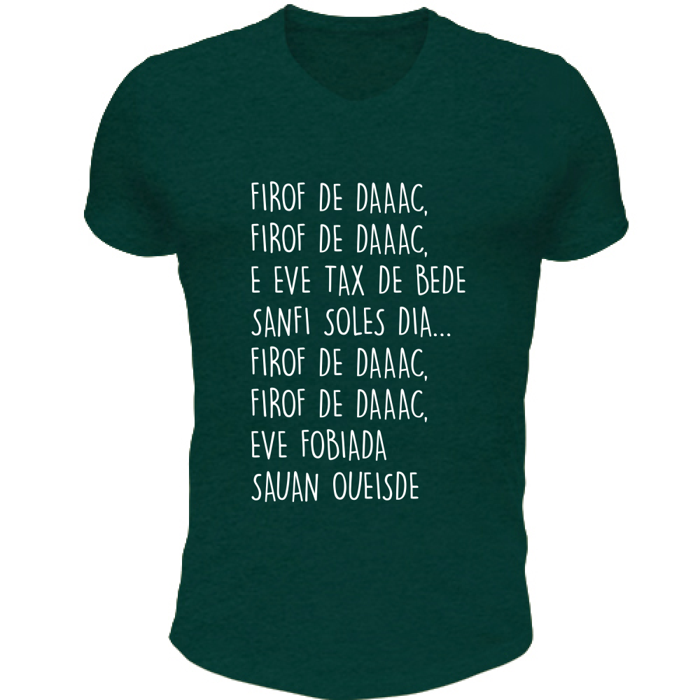 T-Shirt Unisex Scollo V Firof de daaac