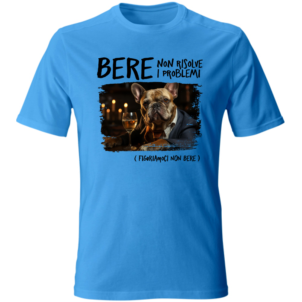 T-Shirt Unisex Bere - Scritte Divertenti - Chiara