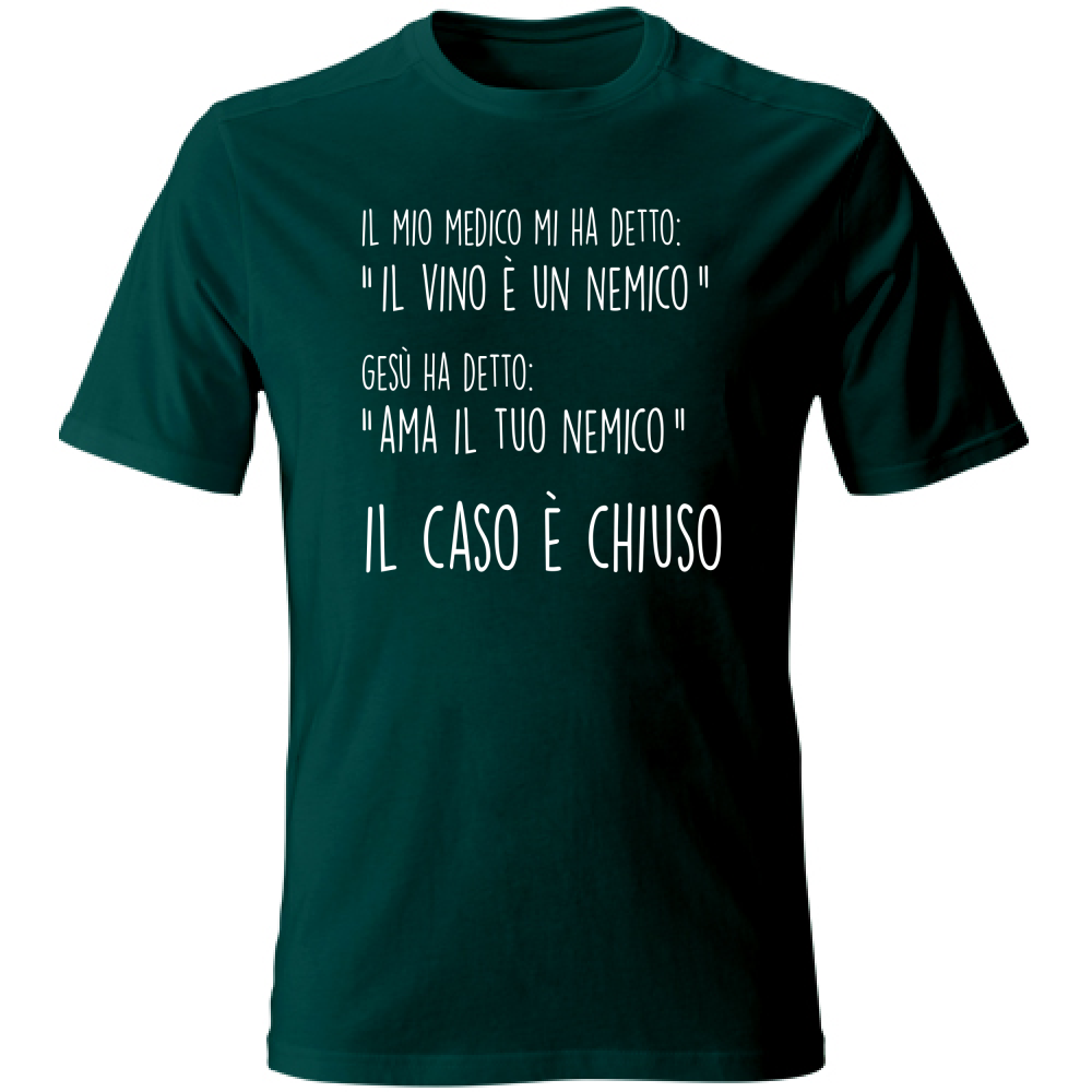 T-Shirt Unisex Il caso è chiuso - Scritte Divertenti