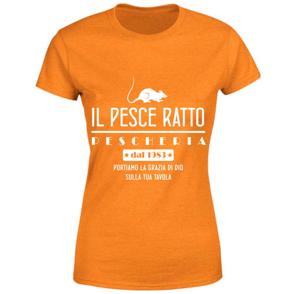 T-Shirt Donna Pescheria Il Pesce Ratto