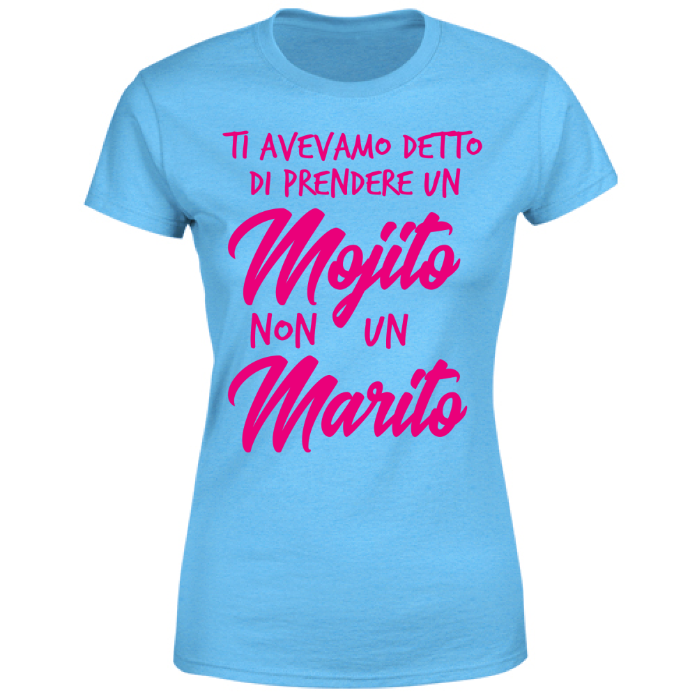 T-Shirt Donna Maglietta - Addio al Nubilato - Mojito - chiara