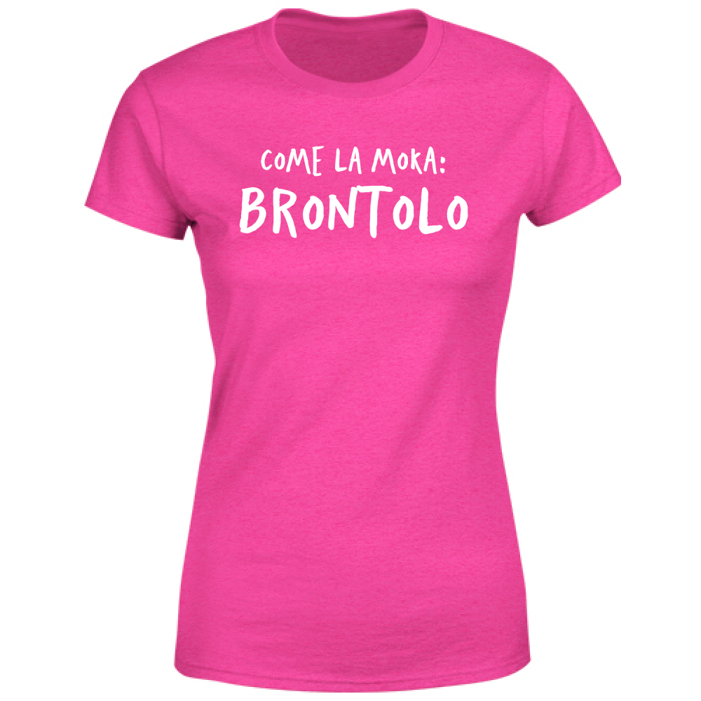 T-Shirt Donna Come la moka - Scritte Divertenti