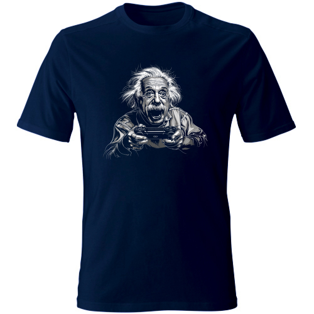 T-Shirt Unisex Large Einstein Gamer