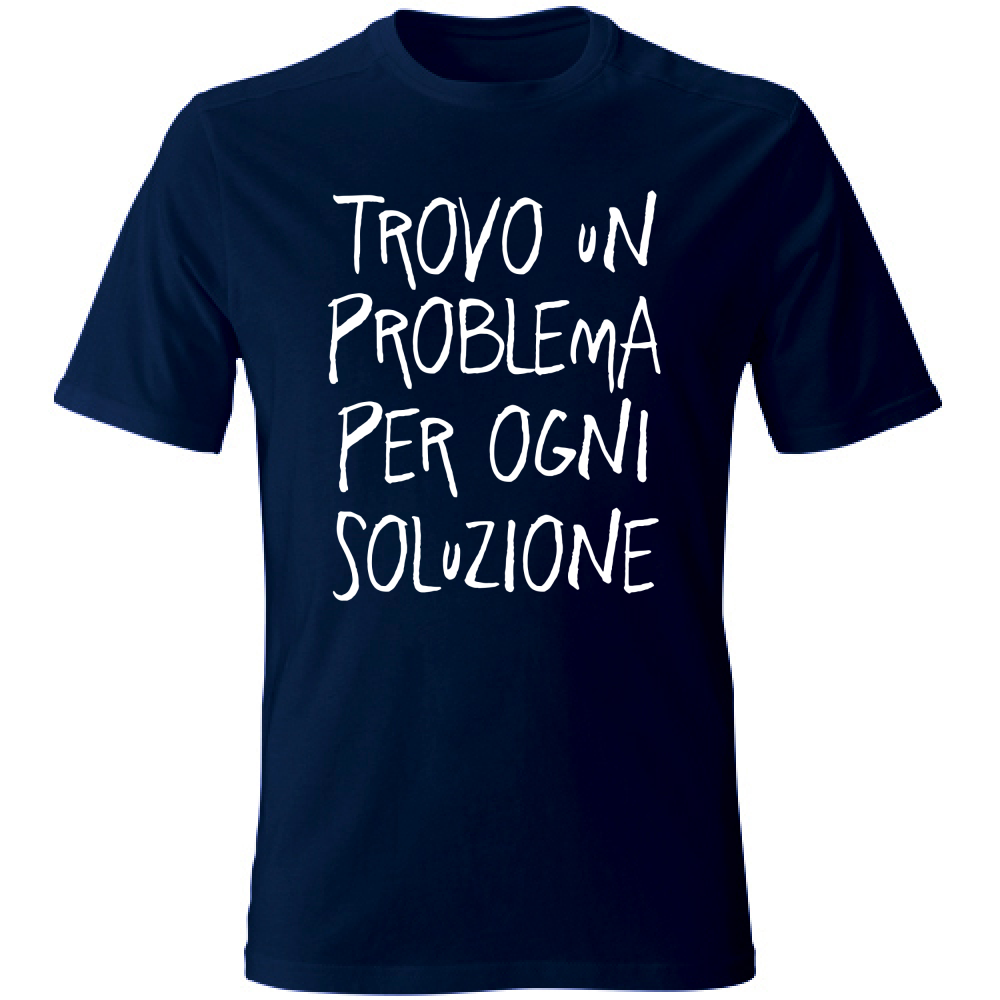 T-Shirt Unisex Soluzione - Scritte Divertenti