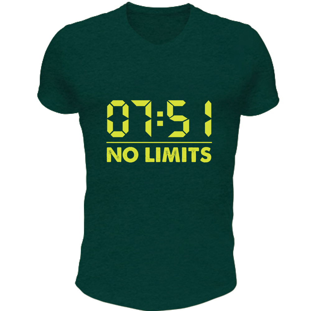 T-Shirt Unisex Scollo V 7:51 no limits