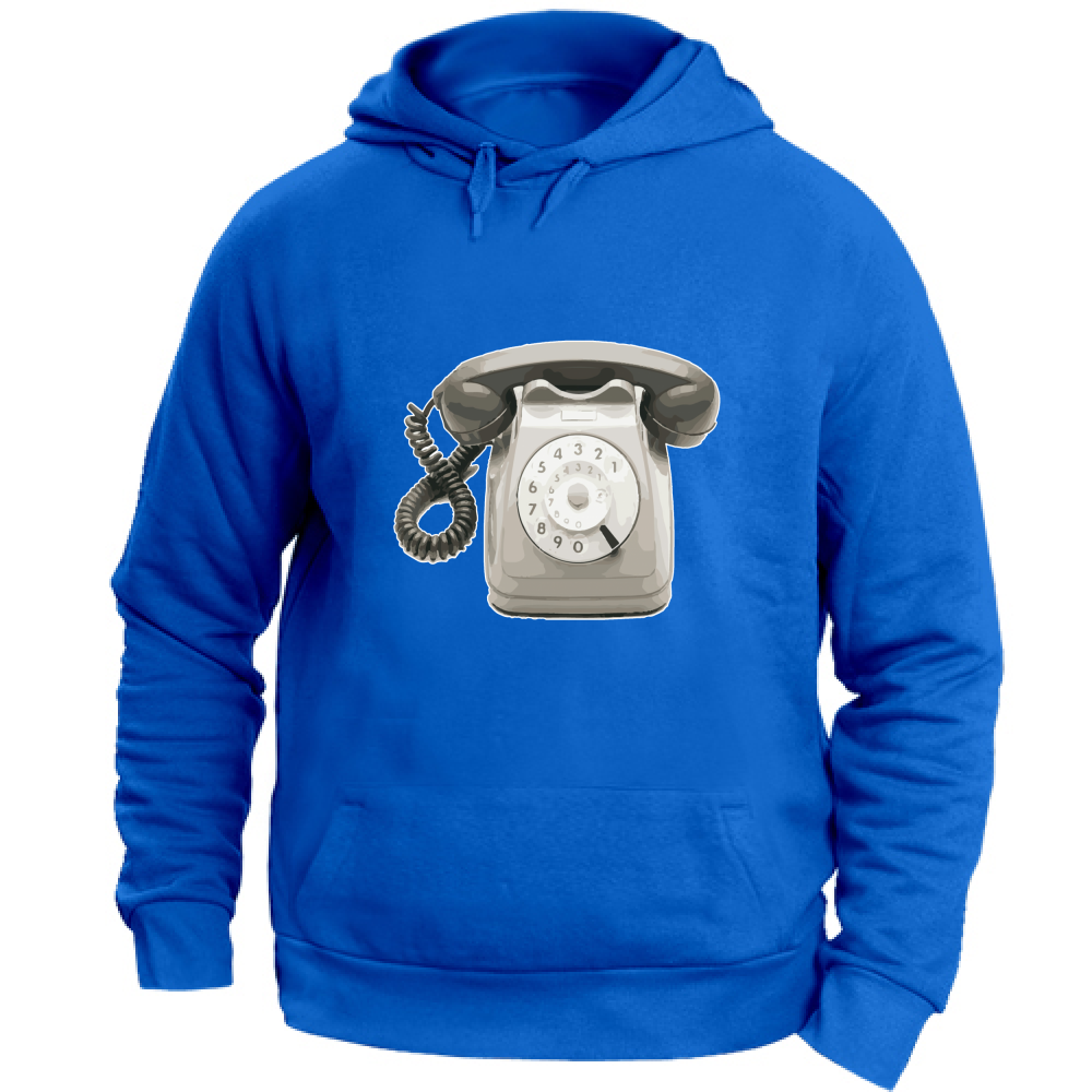 Felpa Unisex con Cappuccio Telefono