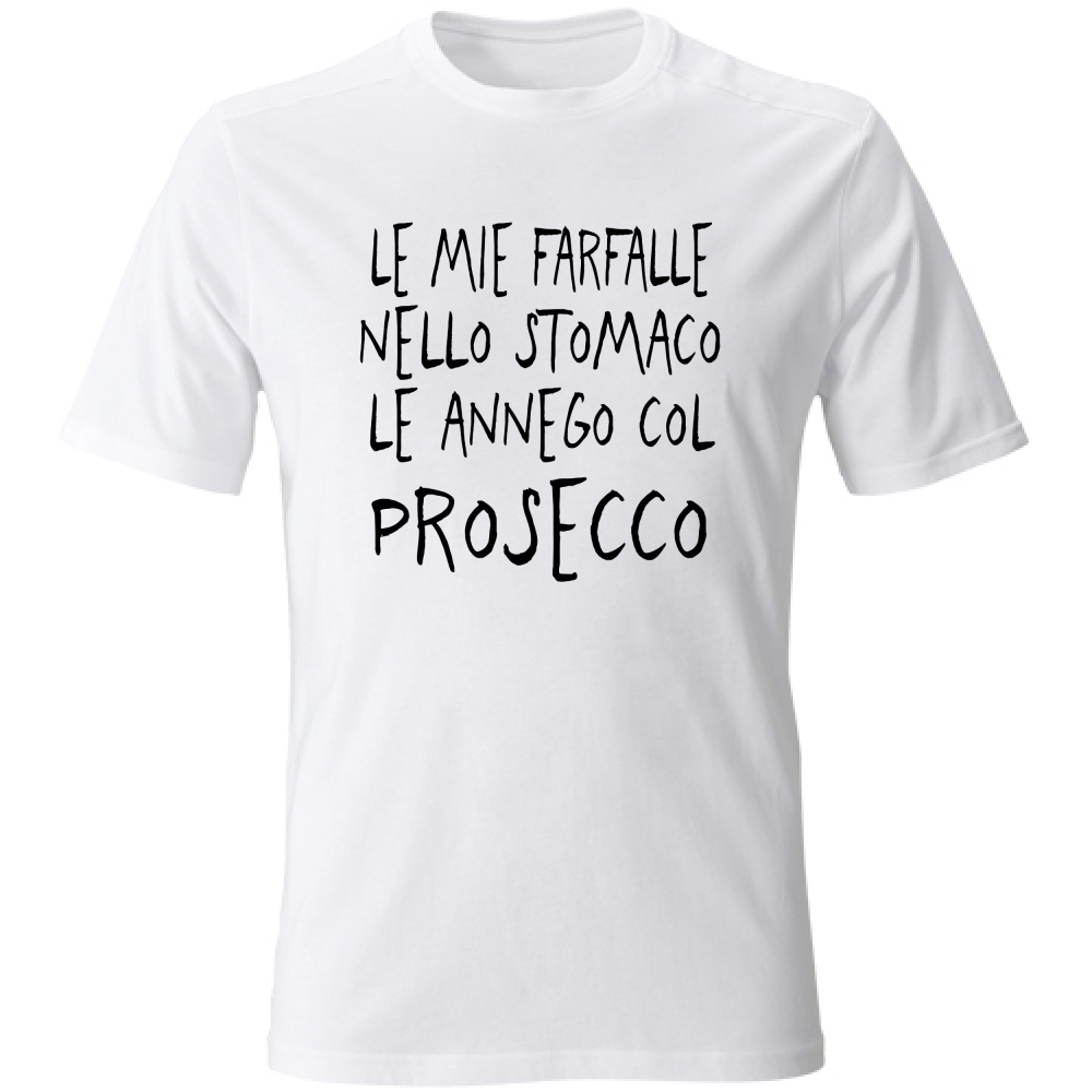 T-Shirt Unisex Le mie farfalle - Scritte Divertenti - Chiara