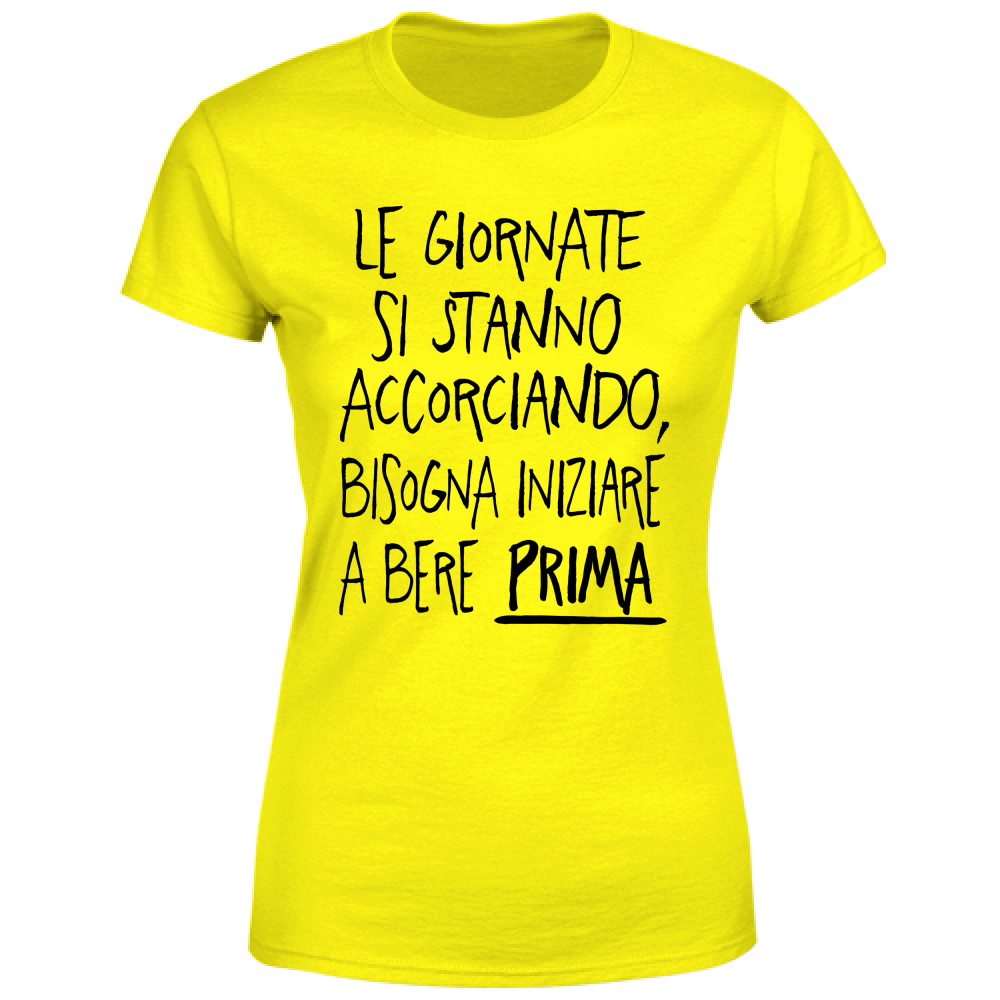 T-Shirt Donna Giornate corte - Scritte Divertenti - Chiara